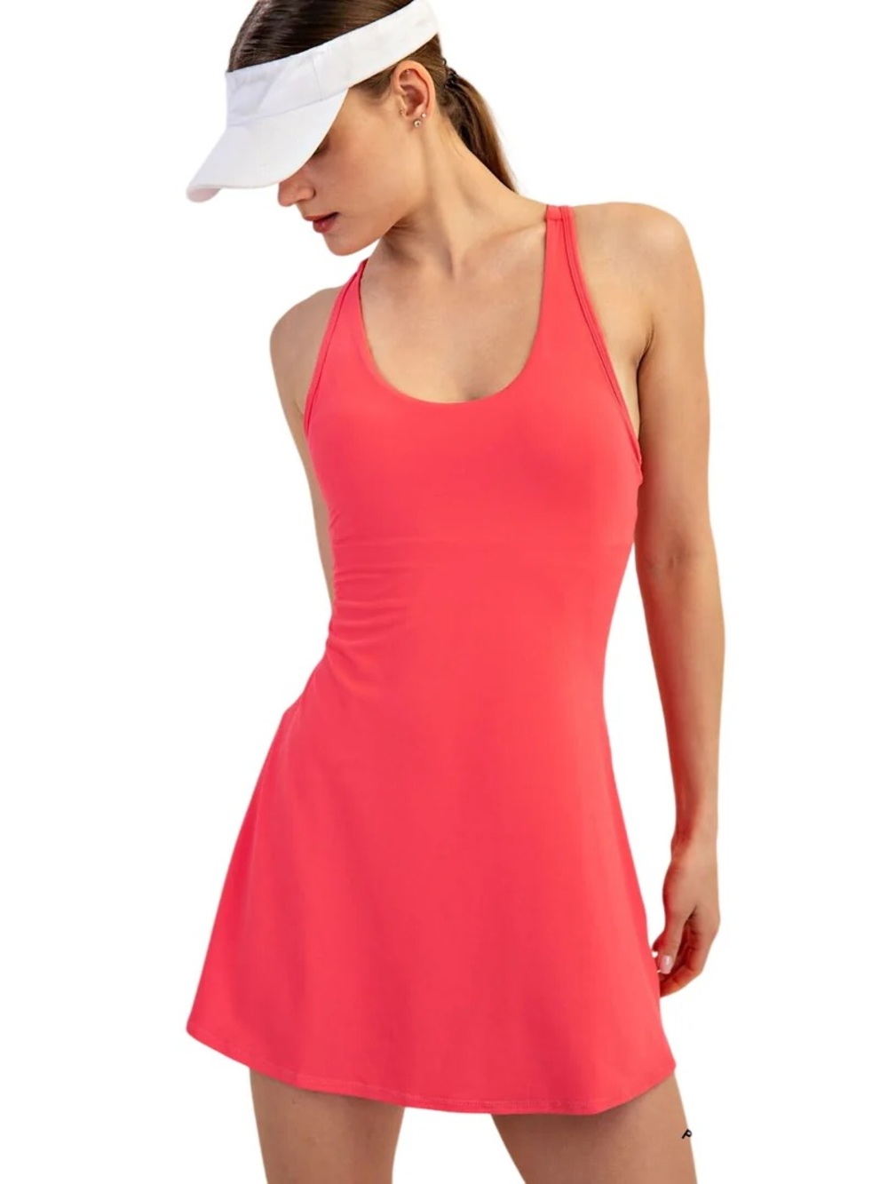 Rae Mode Pink Racerback Athletic Tennis Dress
